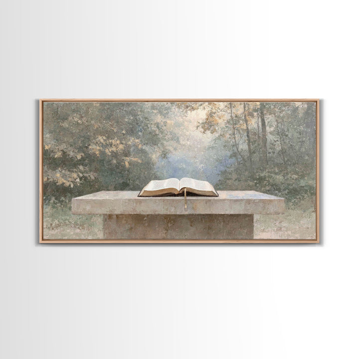 Garden of Grace - Framed Canvas Print - Christian Wall Art - Christian Art Canvas - Christian Painting - Large Christian Art - Christian Gi