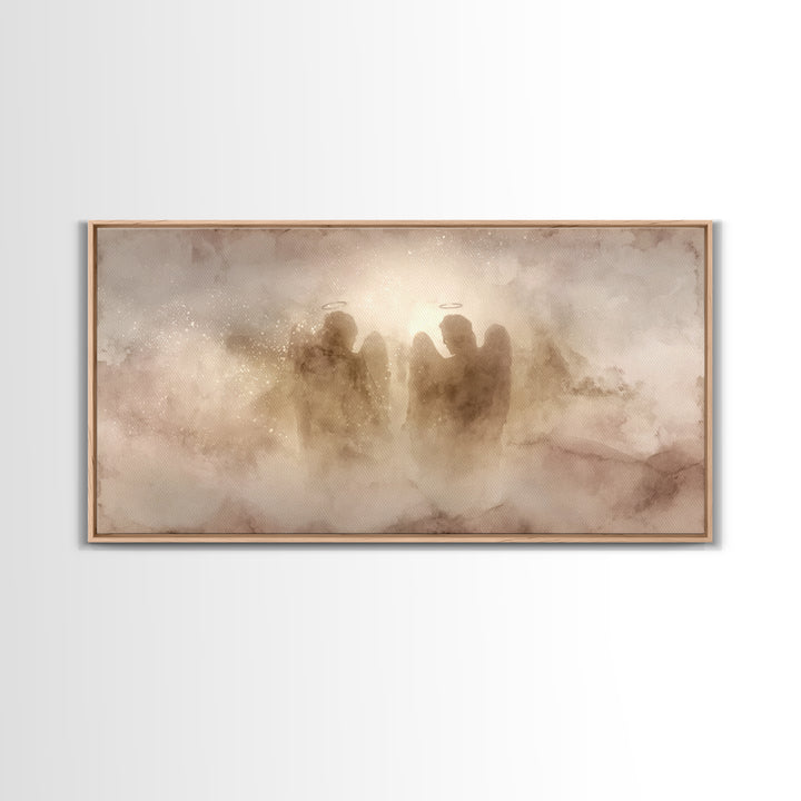 Hallowed Gathering – Framed Canvas Print – Christian Art Canvas – Christian Wall Art – Minimalist Christian Art – Christian Art Work – Chri