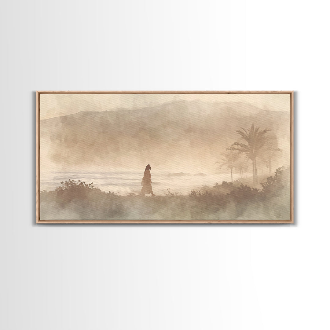 Silent Wonder – Framed Canvas Print – Christian Art Print – Subtle Christian Art – Christian Wall Art – Unique Christian Art – Christian Ch