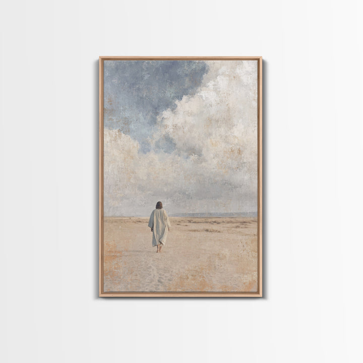 Boundless Grace, Framed Canvas Print, Christian Wall Art, Christian Art Canvas, Jesus Painting, Modern Christian Art, Christian Gift Ideas