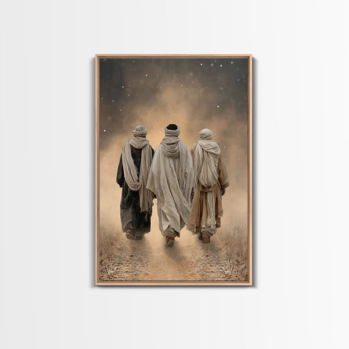 Sacred Journey – Framed Canvas Print – Christian Wall Art – Christian Art Canvas – Christian Paintings – Christian Gift – Vintage Christian