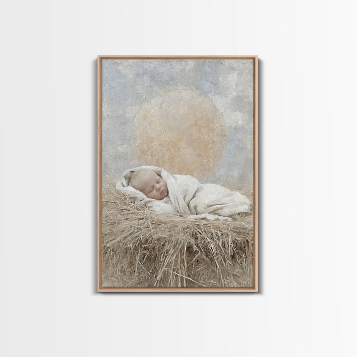 Holy Dawn Light – Framed Canvas Print – Christian Art – Jesus Painting – Christian Wall Art – Christian Art Canvas – Christian Decor