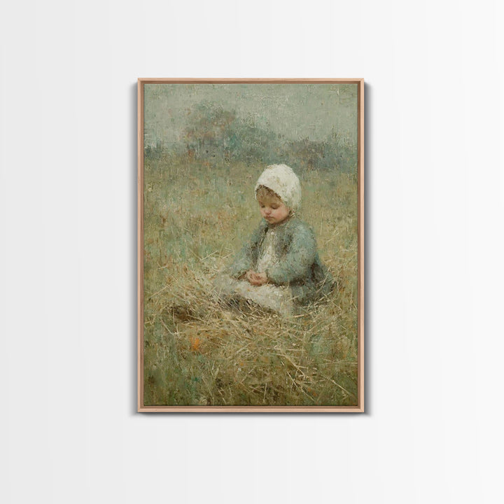 Fields Of Mercy | Framed Canvas Print | Christian Christmas Art | Vintage Christian Art | Christian Wall Art | Christian Art Canvas | Chris