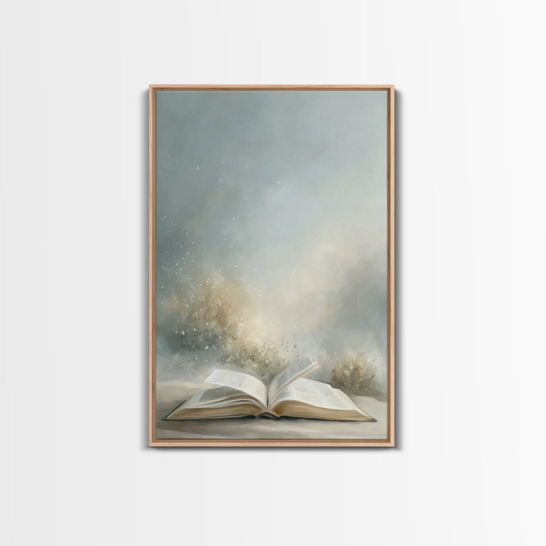Dawn Of Revelation – Framed Canvas Print – Christian Art Canvas – Christian Wall Art – Jesus Painting – Christian Christmas Art – Christian