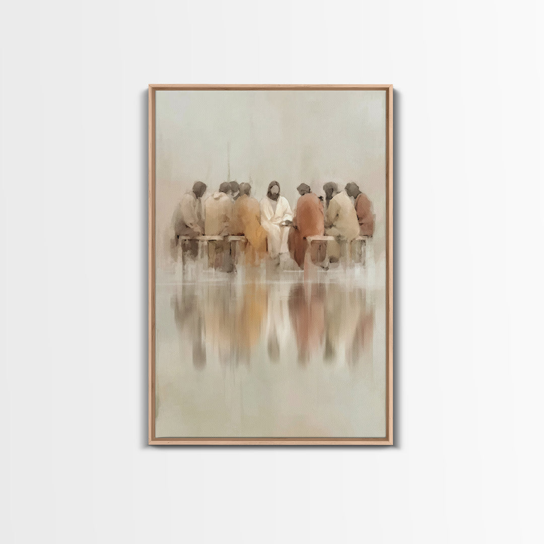 Empty Tomb Light, Framed Canvas Print, Christian Wall Art, Christian Art Canvas, Christian Painting, Christian Gift, Minimalist Christian A