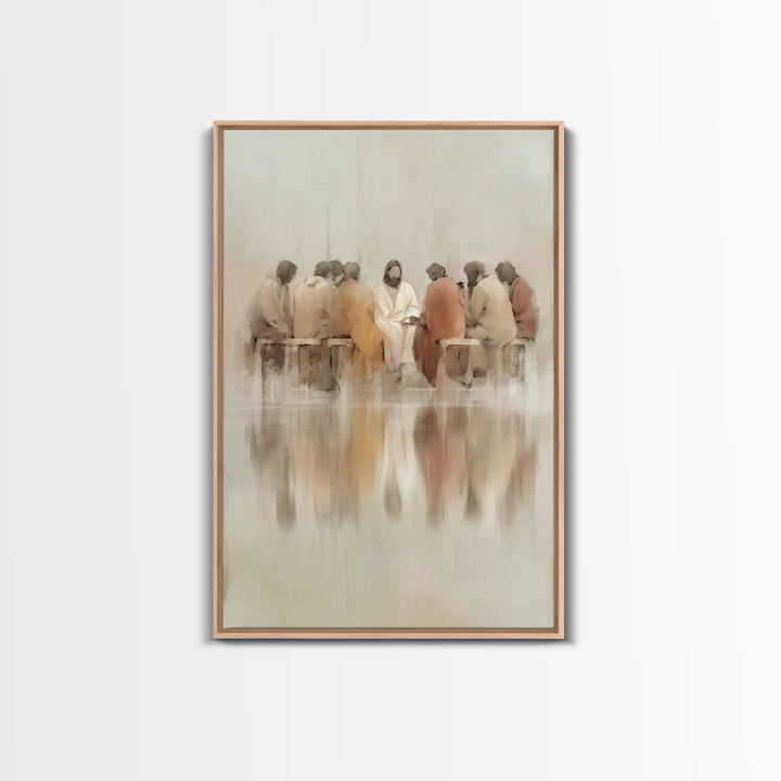 Empty Tomb Light, Framed Canvas Print, Christian Wall Art, Christian Art Canvas, Christian Painting, Christian Gift, Minimalist Christian A