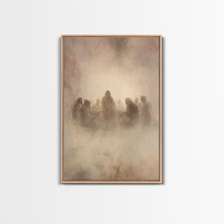 Transfigured Radiance, Framed Canvas Print, Christian Art Canvas, Christian Wall Art, Jesus Painting, Christian Art, Christian Decor, Moody