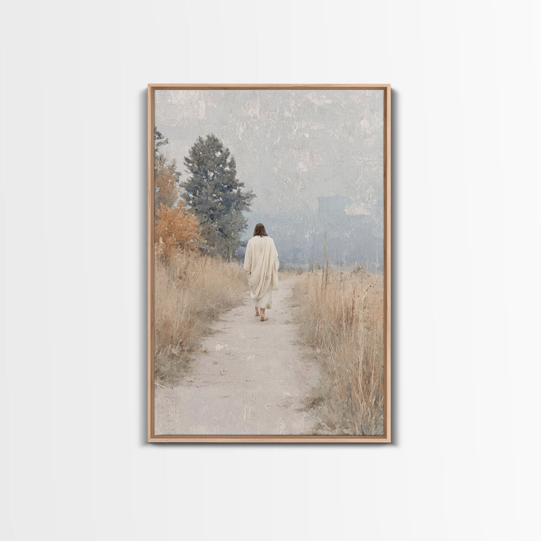 Garden Of Hope – Framed Canvas Print – Christian Wall Art – Christian Art Canvas – Jesus Painting – Christian Art Print – Christian Gift