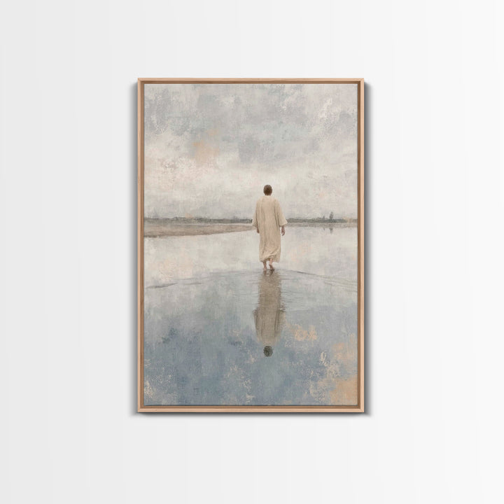 Desert Promise | Framed Canvas Print | Christian Art Canvas | Christian Wall Art | Jesus Painting | Subtle Christian Art