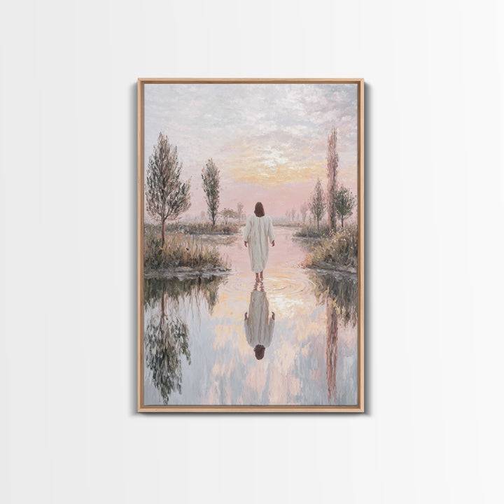 Path Of Renewal – Framed Canvas Print – Christian Wall Art – Jesus Art Print – Christian Art Canvas – Modern Christian Art – Christian Gift