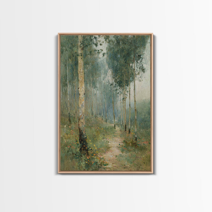Forest Of Peace – Framed Canvas Print – Christian Wall Art – Christian Art Canvas – Pastoral Scenery – Christian Decor For Home