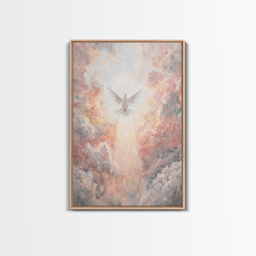 Ascension Glory | Framed Canvas Print | Christian Art Canvas | Christian Wall Art | Christian Christmas Art | Large Christian Art | Christi