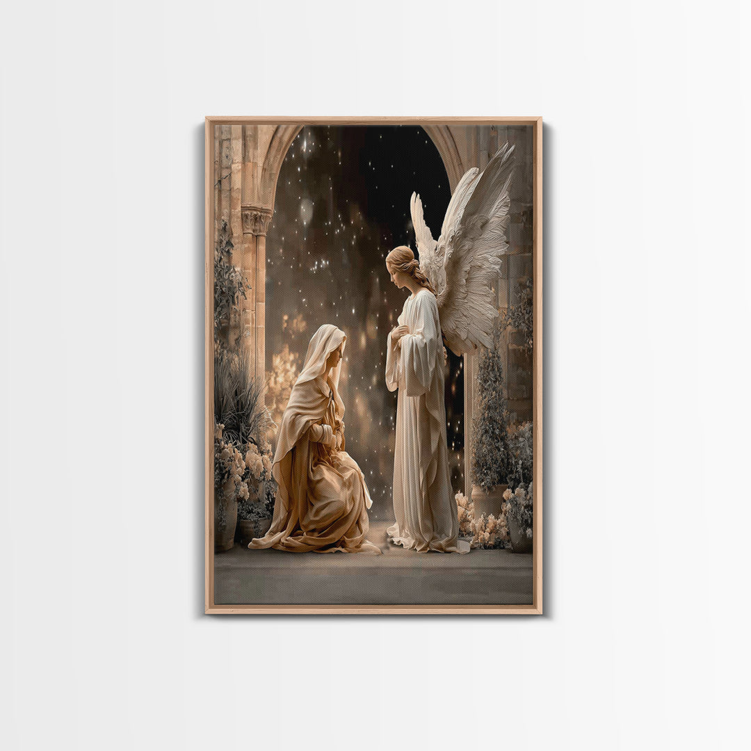 Fields Of Mercy – Framed Canvas Print – Christian Painting – Christian Art Canvas – Christian Wall Art – Christian Decor – Subtle Christian