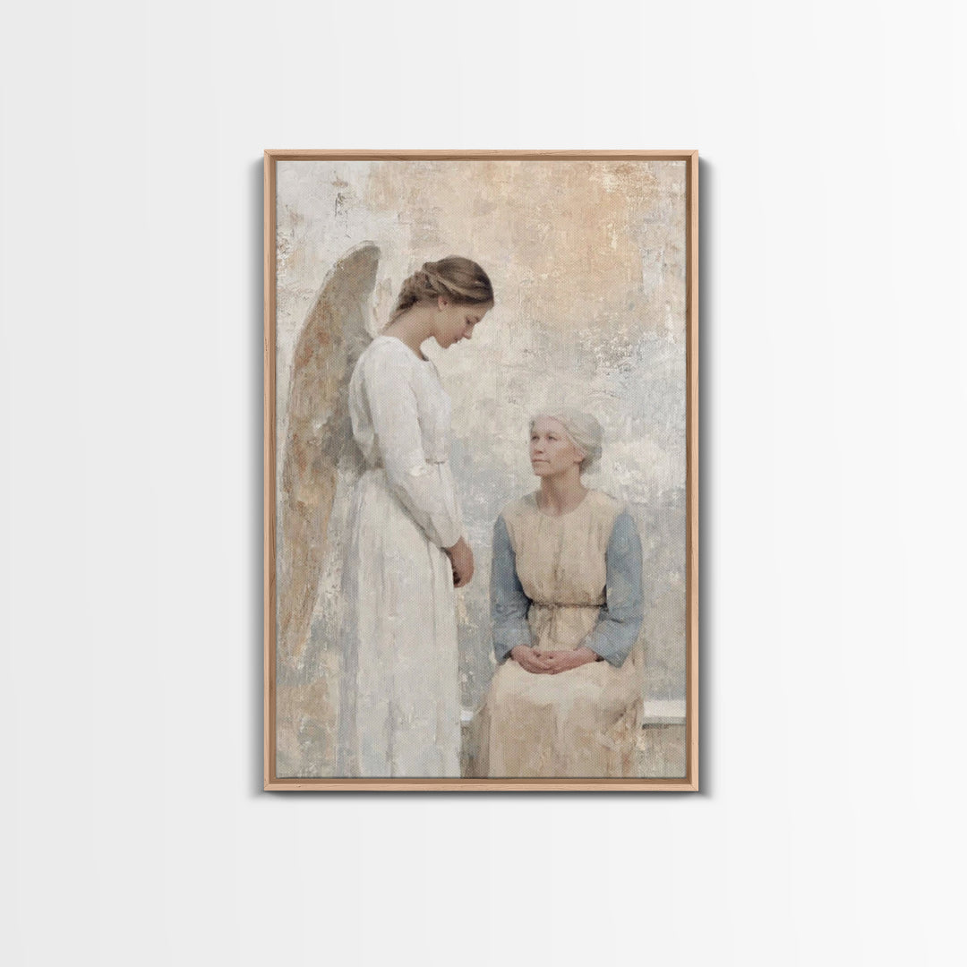 Sanctuary Of Hope | Framed Canvas Print | Christian Wall Art | Christian Art Canvas | Christian Christmas Art | Christian Decor | Modern Ch
