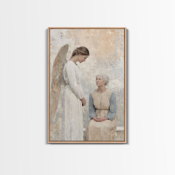 Sanctuary Of Hope | Framed Canvas Print | Christian Wall Art | Christian Art Canvas | Christian Christmas Art | Christian Decor | Modern Ch