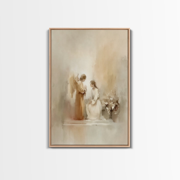 Garden Of Grace – Framed Canvas Print – Christian Art Canvas – Christian Wall Art – Christmas Art – Christian Decor – Christian Art