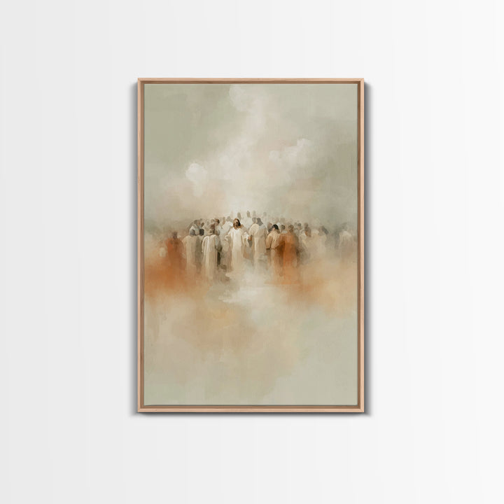 Eternal Gathering – Framed Canvas Print – Christian Art – Christian Wall Art – Subtle Christian Art – Christian Art Work – Christian Gift I