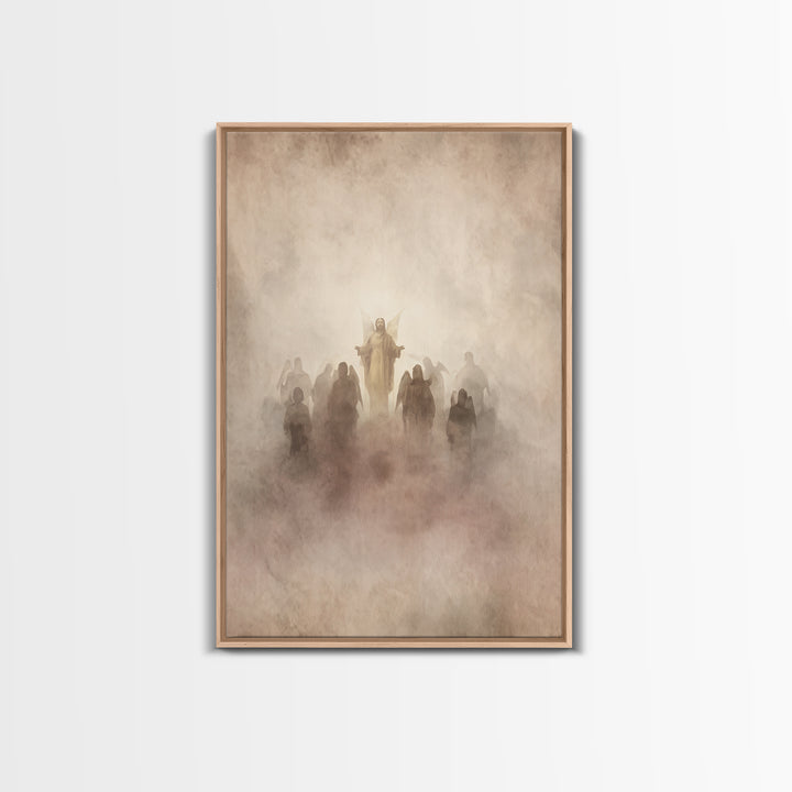 Angel Host Glory | Framed Canvas Print | Christian Art Canvas | Christian Wall Art | Christian Decoration | Christian Art Painting | Christ