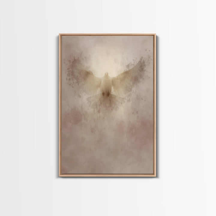 Dawn Of Peace, Framed Canvas Print, Christian Art Canvas, Christian Paintings, Christian Wall Art, Christian Gift Ideas, Modern Christian A