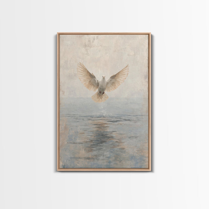 Water Of Spirit – Framed Canvas Print – Christian Wall Art – Christian Art Canvas – Christian Art Painting – Christian Decor – Christian Gi