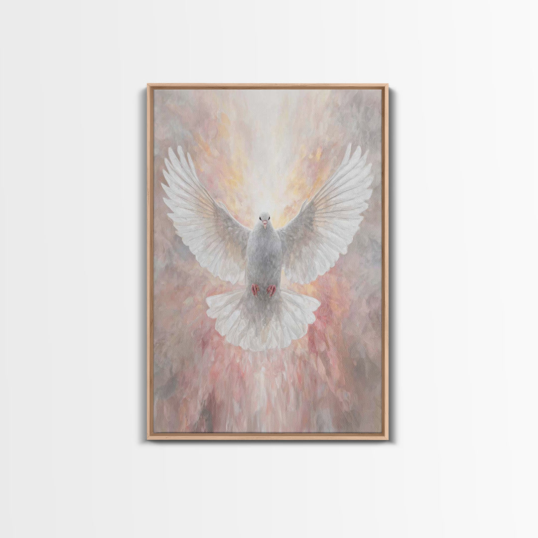 Glory Of Peace | Framed Canvas Print | Christian Wall Art | Christian Art Canvas | Christian Art Work | Christian Gift | Christian Painting