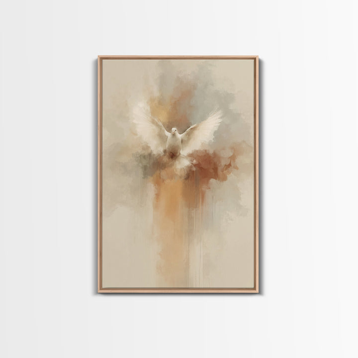 Radiant Spirit Flight | Framed Canvas Print | Christian Art Canvas | Christian Wall Art | Christian Decor | Christian Christmas Art | Chris