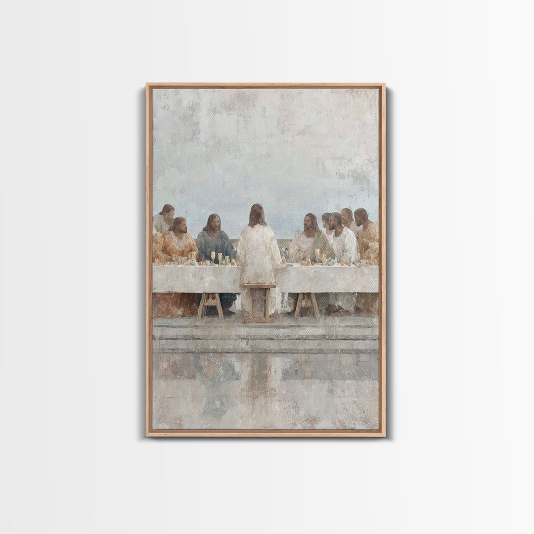 Covenant Reflections | Framed Canvas Print | Christian Wall Art | Jesus Painting | Subtle Christian Art | Christian Art Canvas | Christian