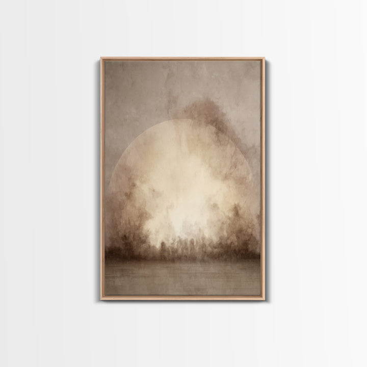 Dawn Of Hope - Framed Canvas Print - Christian Art Canvas - Christian Wall Art - Moody Christian Art - Christian Painting - Christian Gift