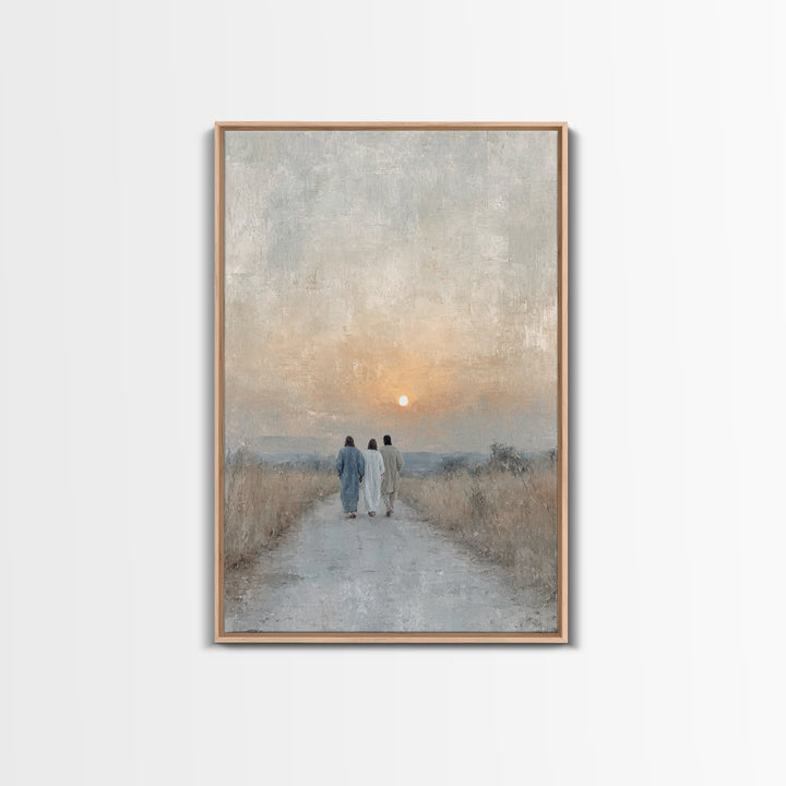Wanderers of Light | Framed Canvas Print | Christian Wall Art | Christian Art Canvas | Jesus Painting | Vintage Christian Art | Christian C