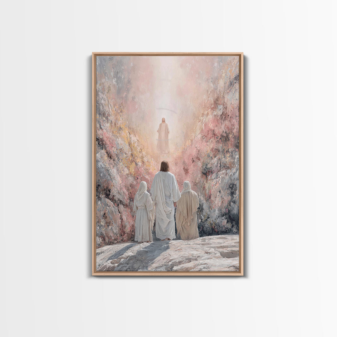 Mountain Glory – Framed Canvas Print – Christian Wall Art – Christian Art Canvas – Jesus Painting – Christian Christmas Art