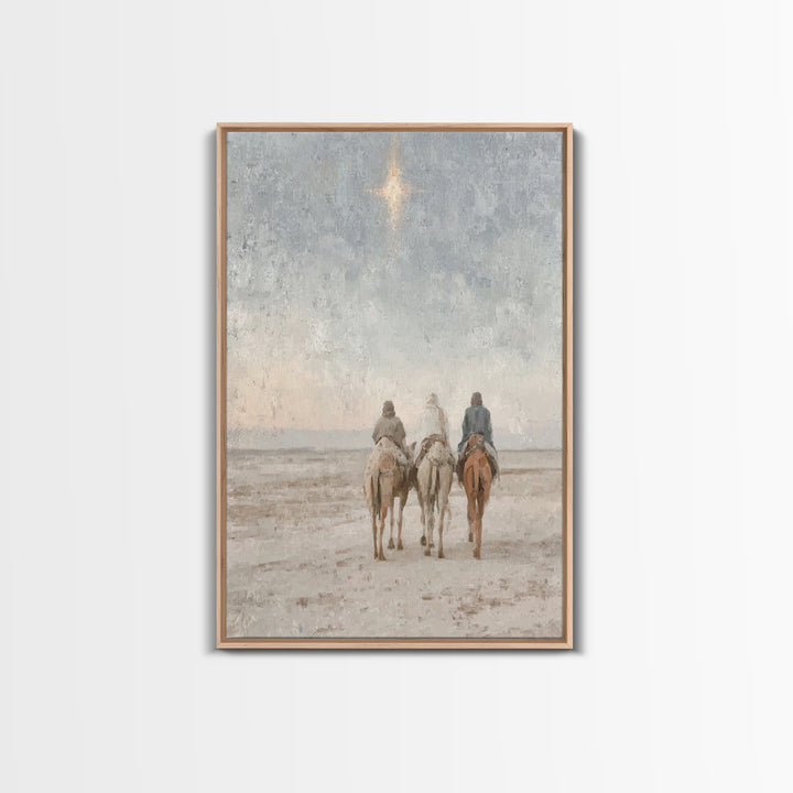Gifts of Dawn – Framed Canvas Print – Christian Christmas Art – Christian Art Canvas – Christmas Art – Christian Wall Art – Jesus Painting