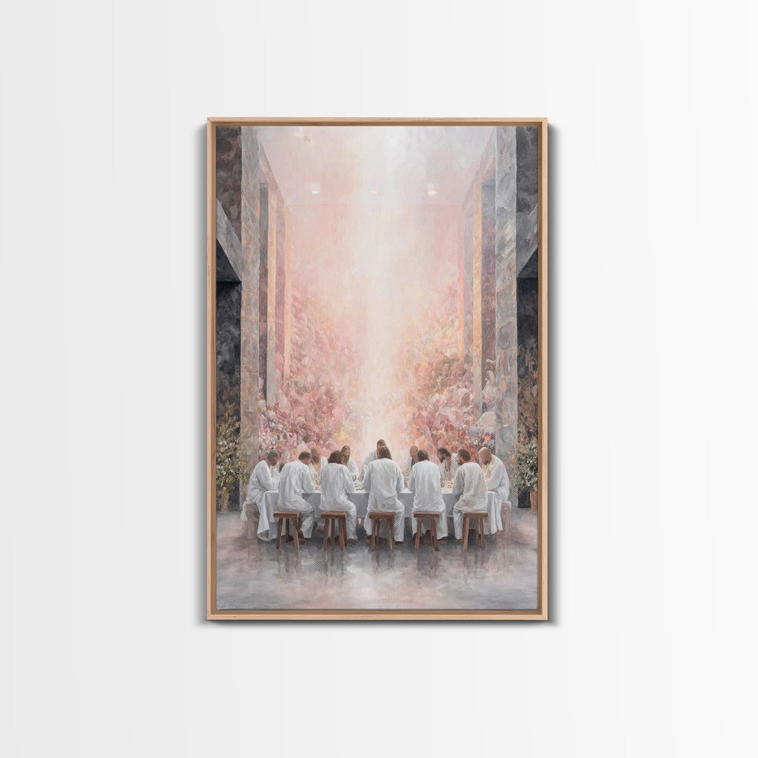 Bread Of Presence | Framed Canvas Print | Christian Art Canvas | Christian Wall Art | Christian Decor | Jesus Painting | Christian Gift | R