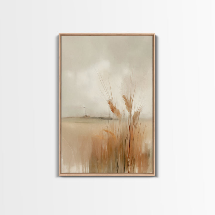 Field Of Promise – Framed Canvas Print – Christian Wall Art – Christian Art Canvas – Minimalist Christian Art – Christian Gift – Christian