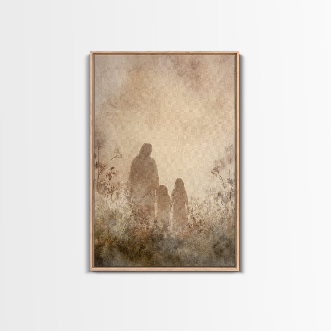 Path Of Grace | Framed Canvas Print | Christian Wall Art | Christian Art Canvas | Abstract Christian Art | Christian Gift | Christian Decor