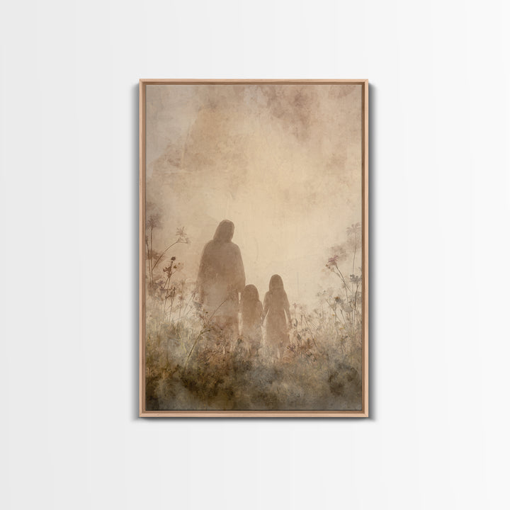 Path Of Grace | Framed Canvas Print | Christian Wall Art | Christian Art Canvas | Abstract Christian Art | Christian Gift | Christian Decor
