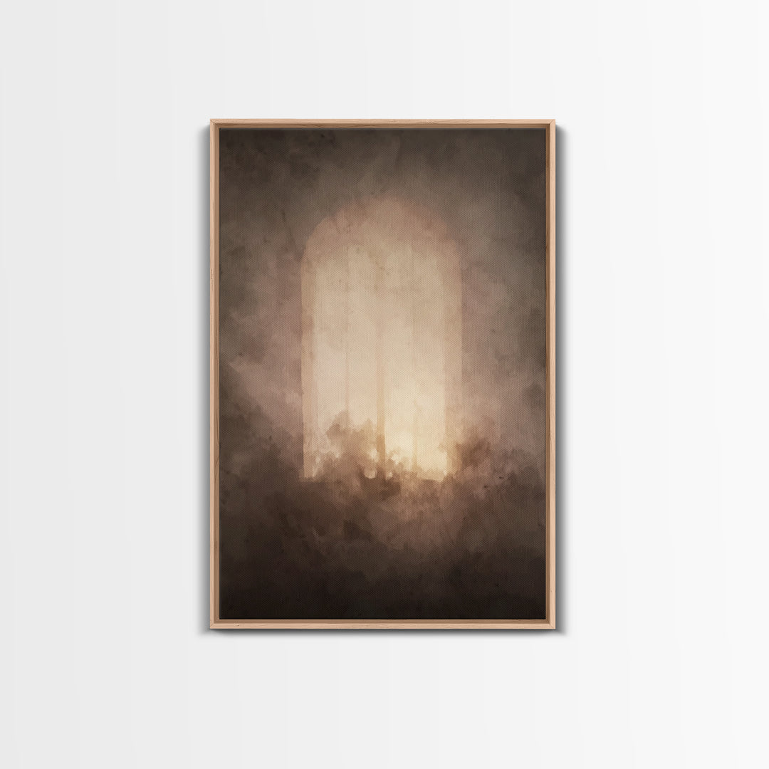 Shepherd’s Pathway – Framed Canvas Print – Jesus Painting – Christian Wall Art – Christian Art Canvas – Large Jesus Painting – Christian De