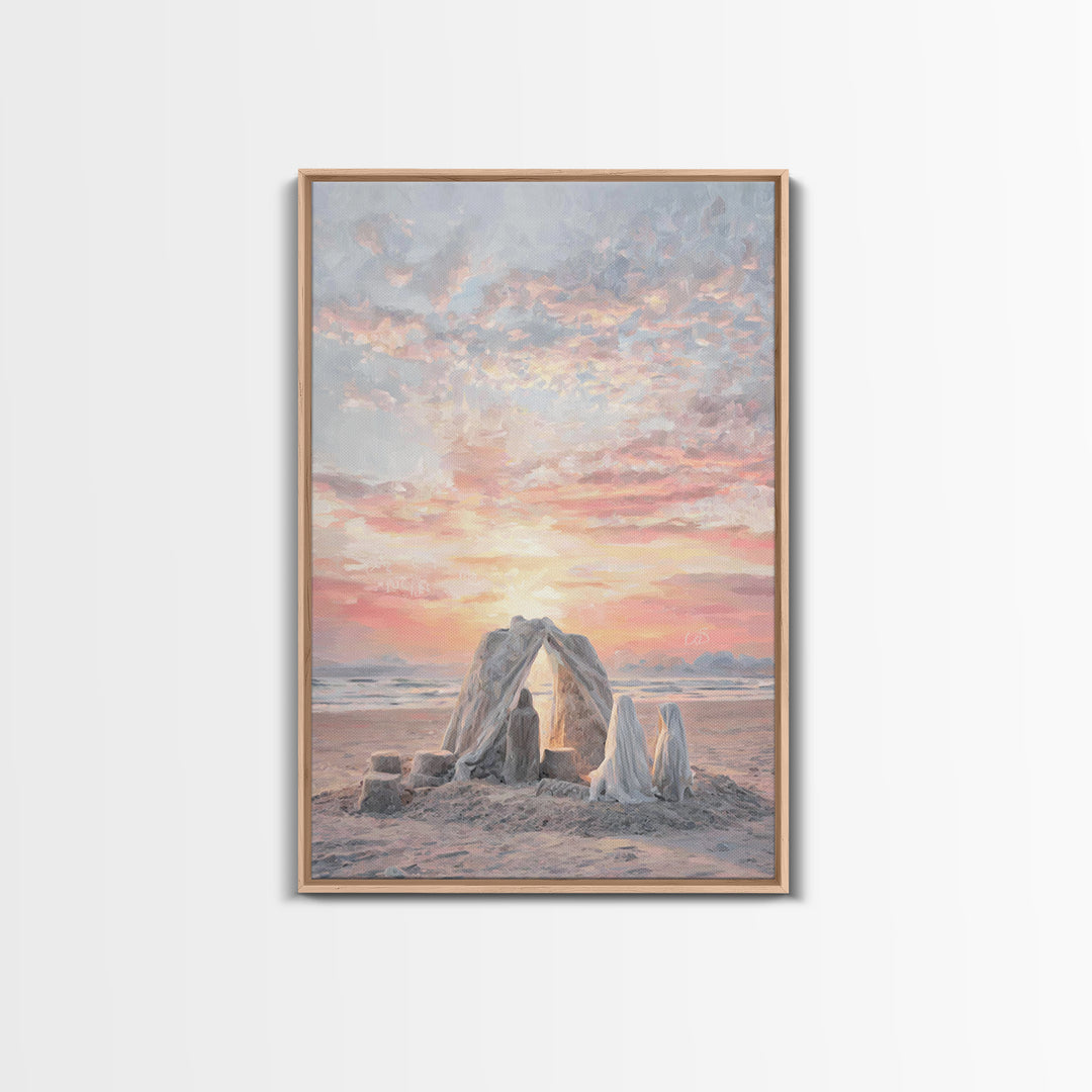 Sunrise Promise – Framed Canvas Print – Christian Art – Jesus Painting – Christian Art Canvas – Christian Wall Art – Christian Christmas Ar