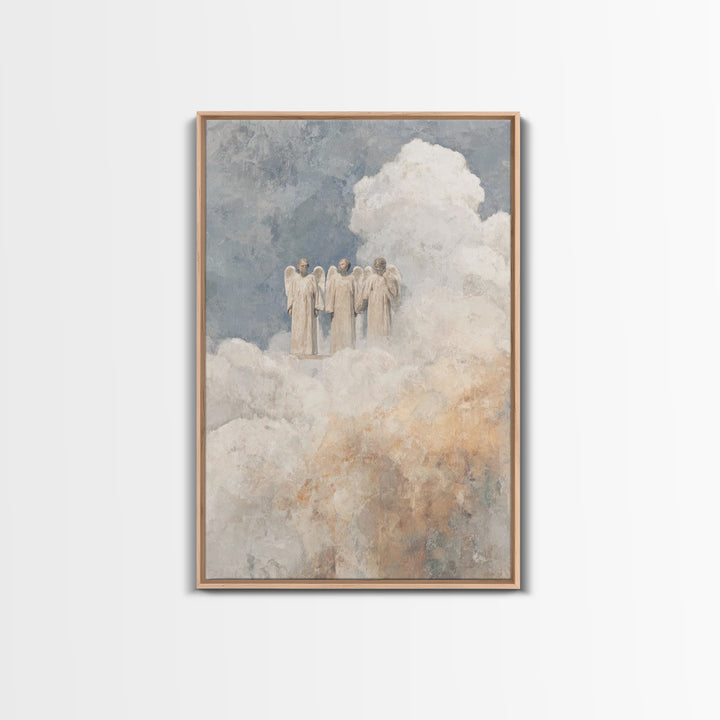Ascension Grace – Framed Canvas Print – Christian Art – Christian Wall Art – Vintage Christian Art – Christian Art Canvas – Large Christian