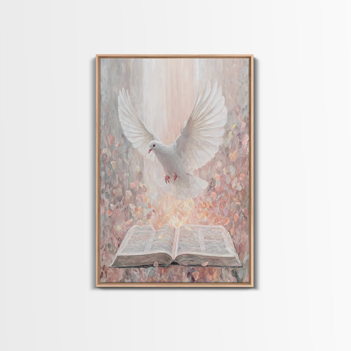 Graceful Promise – Framed Canvas Print – Christian Art Canvas – Christian Wall Art – Modern Christian Art – Christian Gift Ideas – Christma