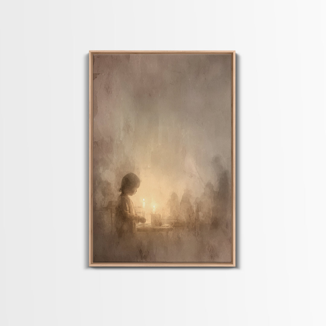 Altar Blessing – Framed Canvas Print – Christian Art – Christian Wall Art – Modern Christian Art – Christian Art Painting – Christian Decor