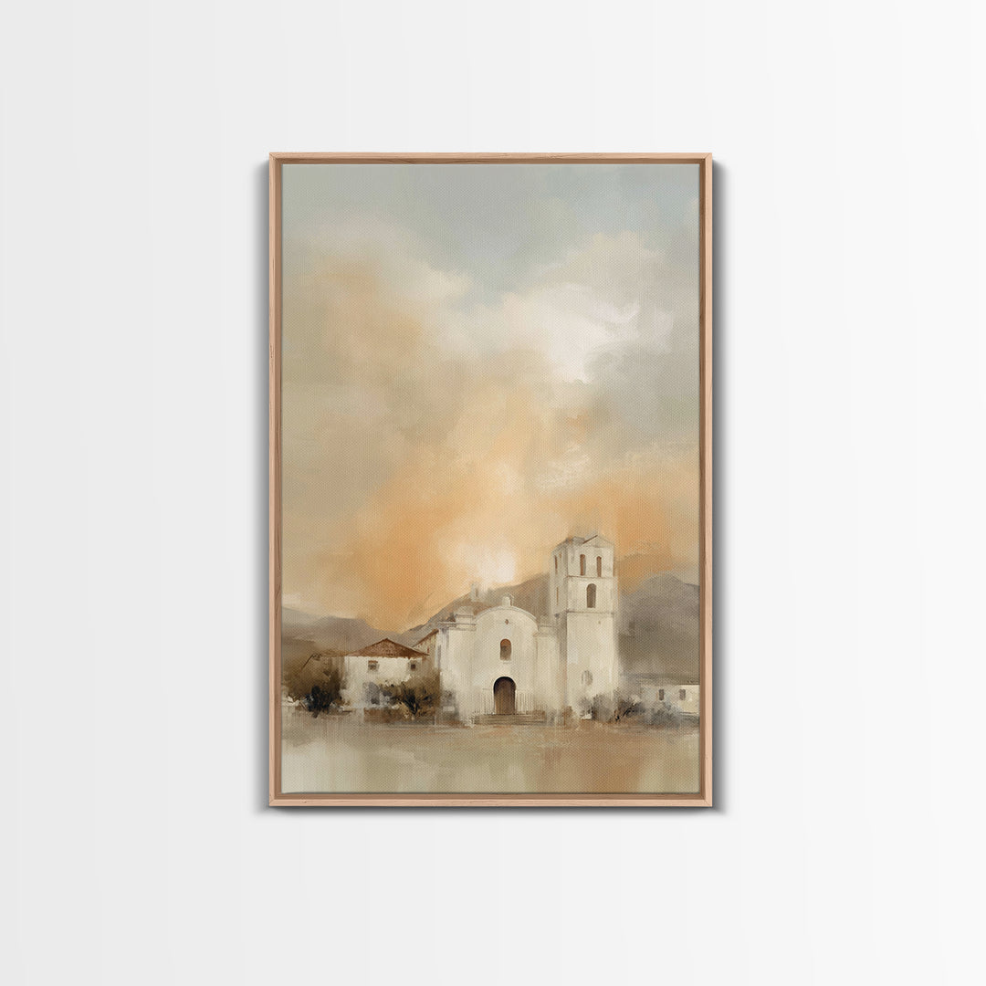 Sanctuary Sunrise - Framed Canvas Print - Christian Art Canvas - Christian Wall Art - Christian Art Print - Christian Christmas Art - Jesus