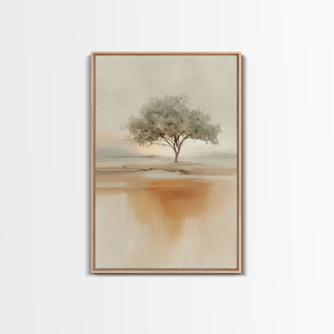Rooted In Hope | Framed Canvas Print | Christian Wall Art | Christian Art Canvas | Unique Christian Art | Christian Decor | Subtle Christia