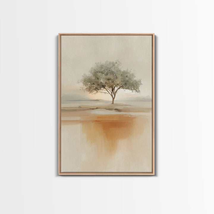 Rooted In Hope | Framed Canvas Print | Christian Wall Art | Christian Art Canvas | Unique Christian Art | Christian Decor | Subtle Christia