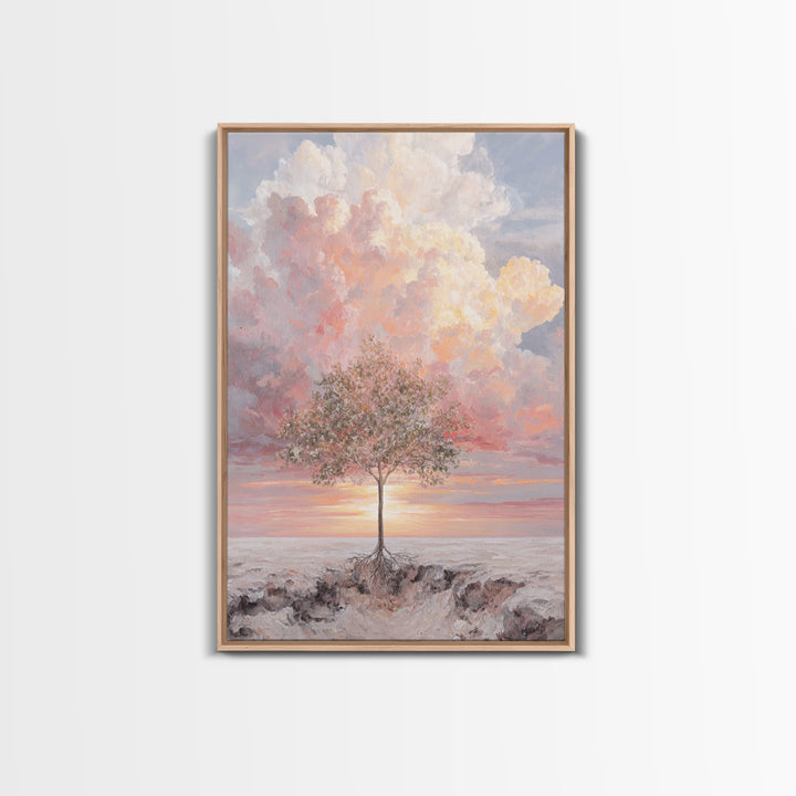 Dawn Of Renewal | Framed Canvas Print | Christian Art Canvas | Christian Wall Art | Christian Art Gift | Modern Christian Art | Christian D