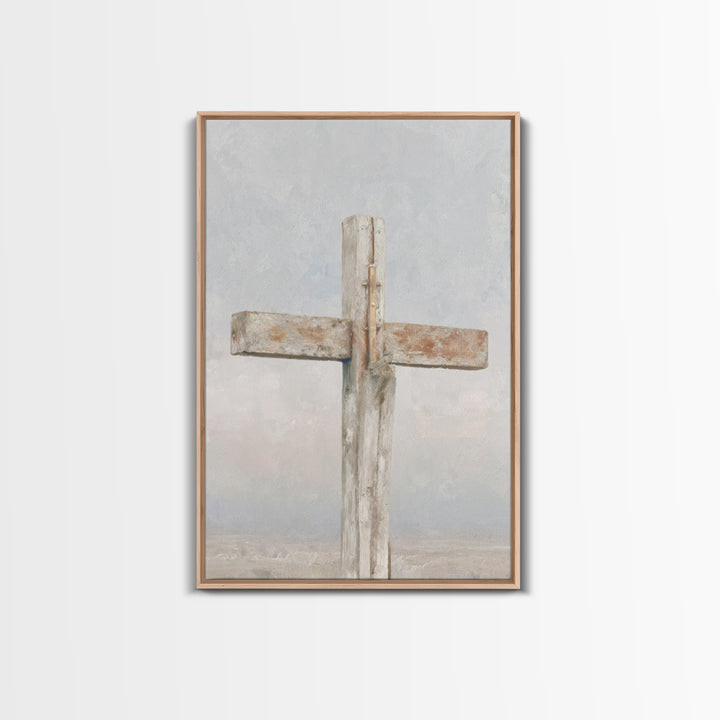 Pure Redemption Light | Framed Canvas Print | Christian Art Canvas | Christian Wall Art | Minimalist Christian Art | Christian Paintings |