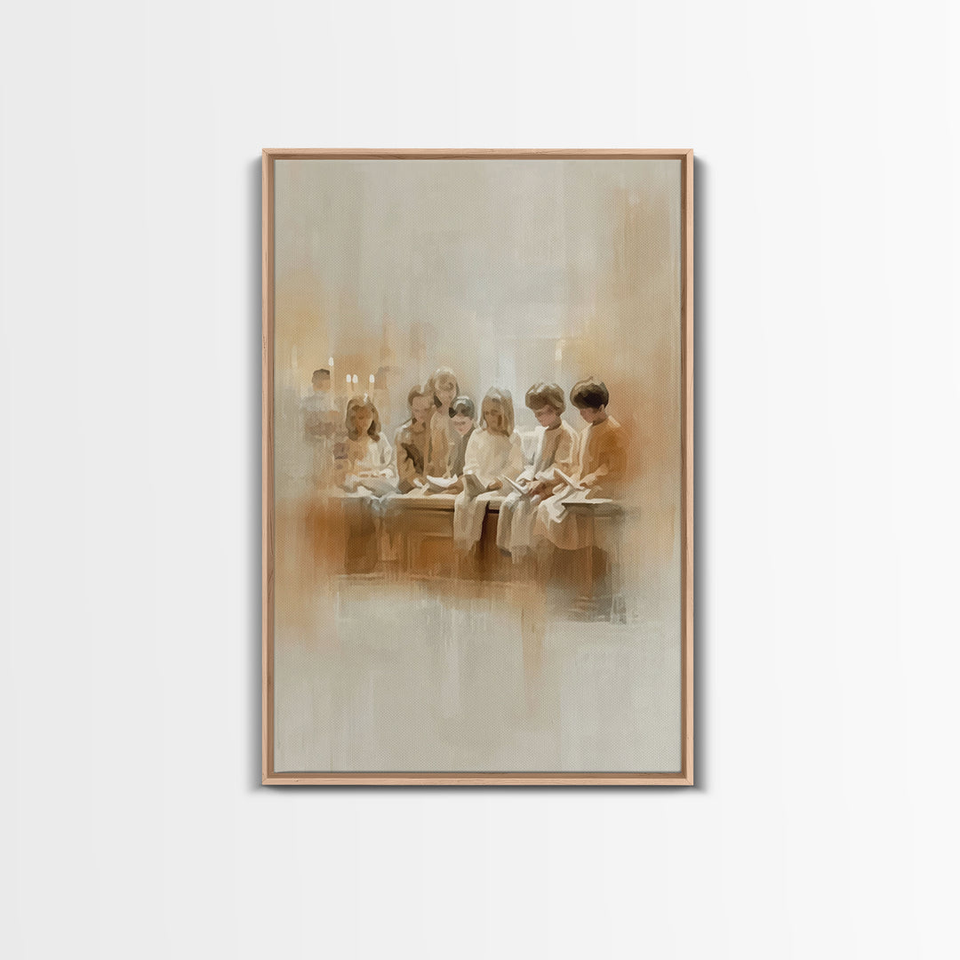 Children Of Light – Framed Canvas Print – Christian Wall Art – Christian Art Canvas – Christian Gift – Christian Art Prints