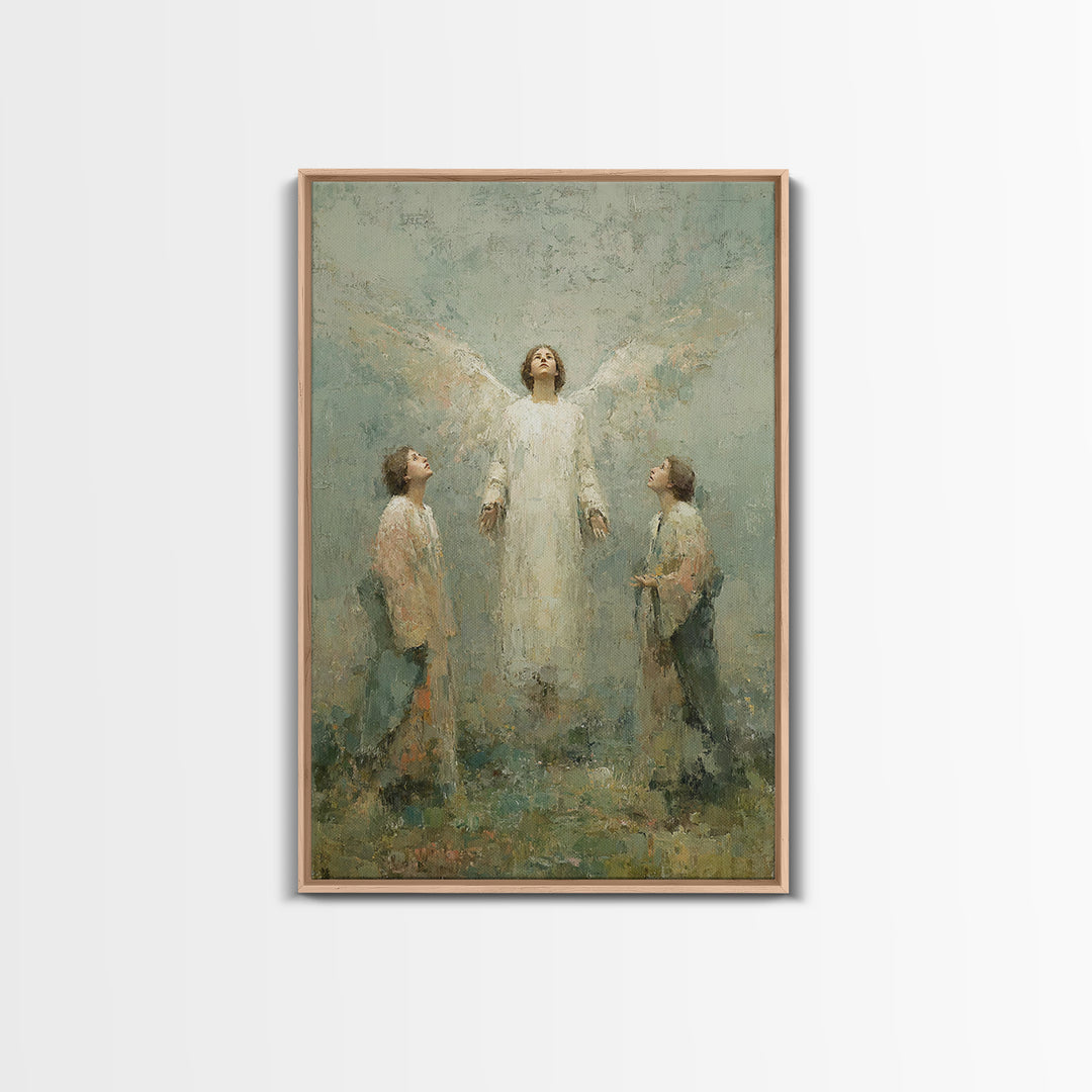 Ascension Light – Framed Canvas Print – Christian Art Canvas – Christian Painting – Christian Wall Art – Christian Decor – Christian Gift