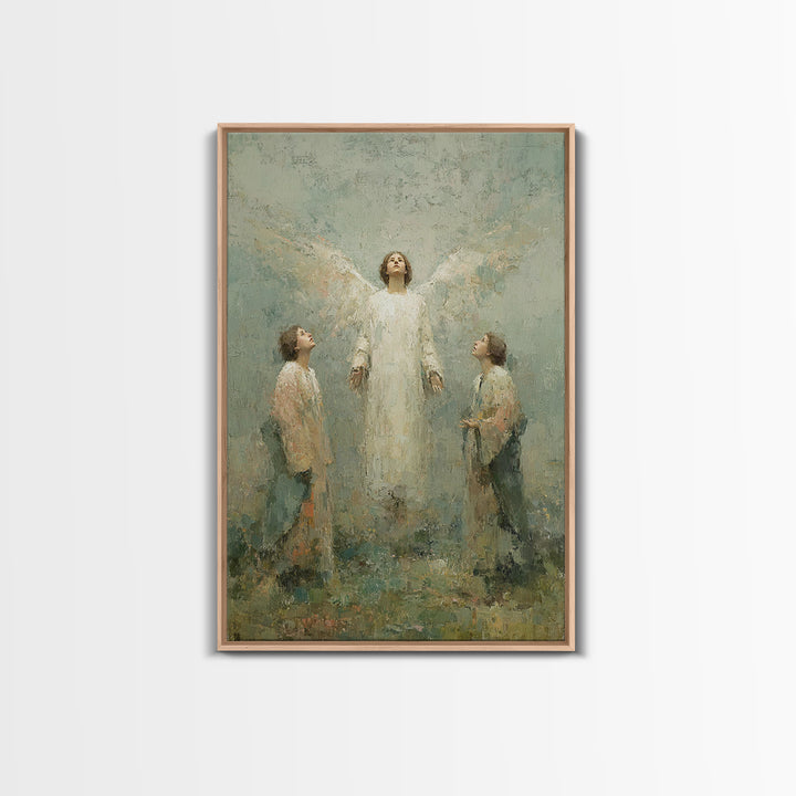 Ascension Light – Framed Canvas Print – Christian Art Canvas – Christian Painting – Christian Wall Art – Christian Decor – Christian Gift