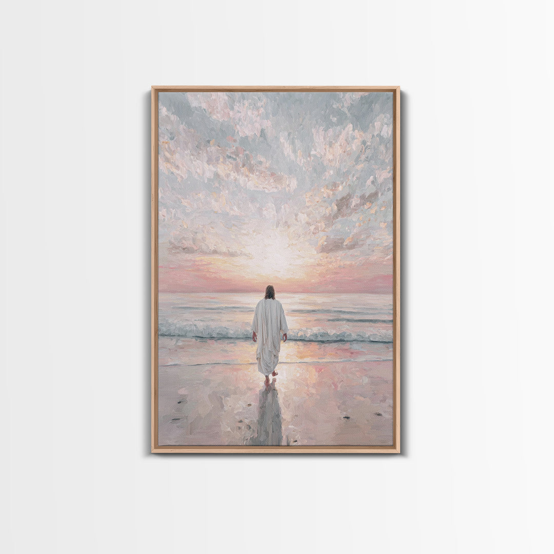 Morning Promise – Framed Canvas Print – Christian Art – Christian Art Canvas – Jesus Painting – Christian Wall Art – Subtle Christian Paint