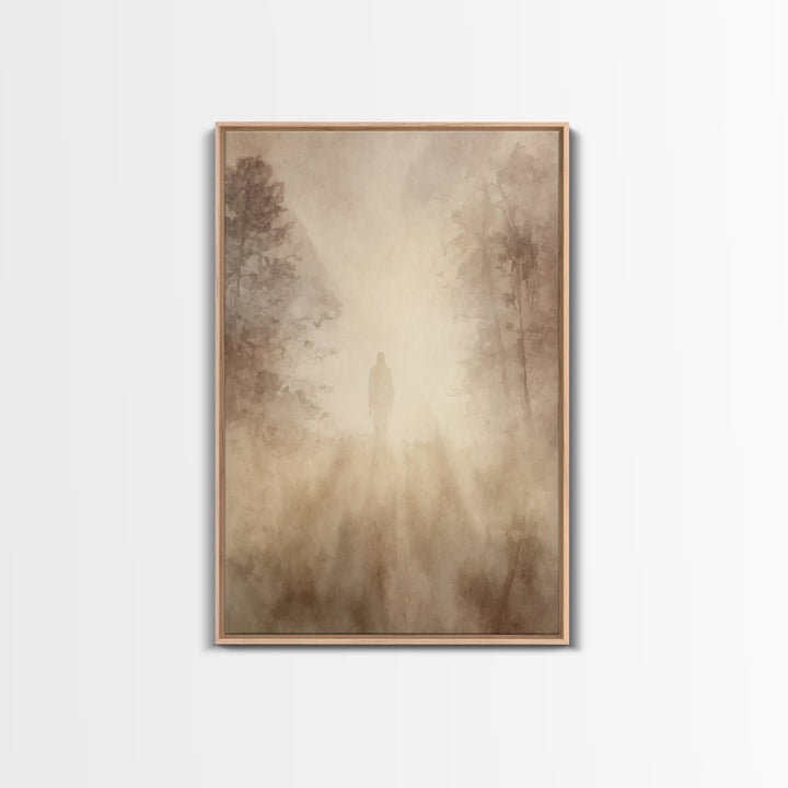 Blossoms Of Mercy, Framed Canvas Print, Christian Art Canvas, Jesus Painting, Christian Wall Art, Christian Gift Ideas